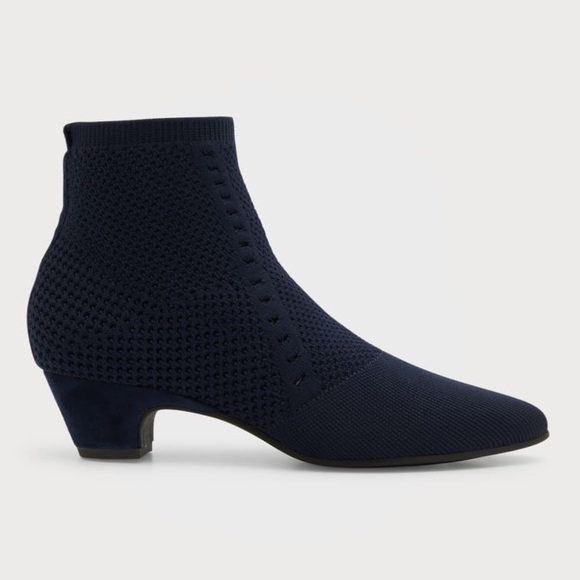 Eileen Fisher Shoes - Eileen Fisher Purl Stretch-Knit Fabric Booties